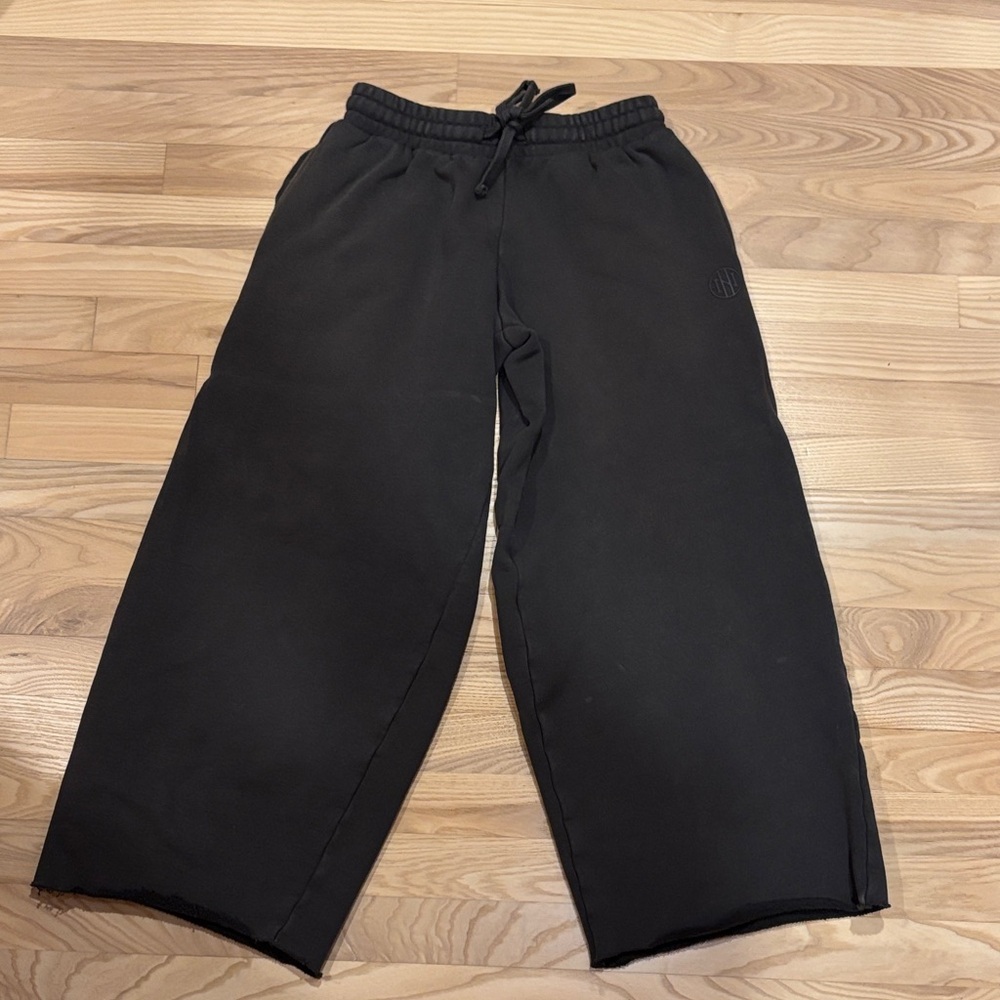 Ninth Hall Gray Wide-Leg Jogger Pants from Zummies -198sku